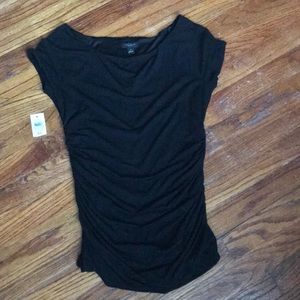 Rouched Ann Taylor shirt, NWOT